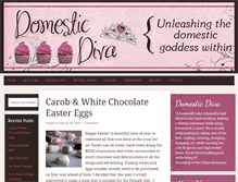 Tablet Screenshot of domesticdivaunleashed.com